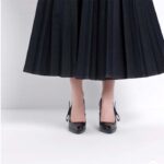 Dior Women CD Sweet-D Slingback Pump Black Patent Shiny Calfskin - Image 12