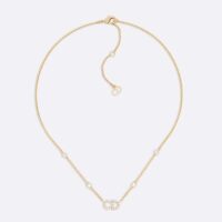 Dior Women Clair D Lune Necklace Gold-Finish Metal (1)