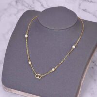 Dior Women Clair D Lune Necklace Gold-Finish Metal (1)