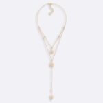 Dior Women Dior Métamorphose Necklace Gold-Finish Metal and White Resin Pearls