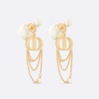 Dior Women Tribales Earrings Gold-Finish Metal