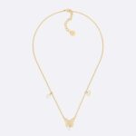 Dior Women Métamorphose Necklace Gold-Finish Metal and White Resin Pearls