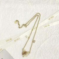 Dior Women Métamorphose Necklace Gold-Finish Metal and White Resin Pearls (1)