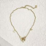 Dior Women Métamorphose Necklace Gold-Finish Metal and White Resin Pearls – Image 3