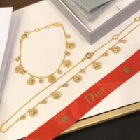 Dior Women Rose Des Vents Bracelet Yellow Gold Diamonds and Mother-of-pearl (1)