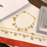 Dior Women Rose Des Vents Bracelet Yellow Gold Diamonds and Mother-of-pearl (1)