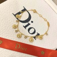 Dior Women Rose Des Vents Bracelet Yellow Gold Diamonds and Mother-of-pearl (1)