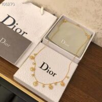 Dior Women Rose Des Vents Necklace Yellow Gold Diamonds and Mother-of-pearl (1)