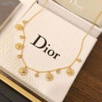 Dior Women Rose Des Vents Necklace Yellow Gold Diamonds and Mother-of-pearl (1)