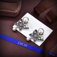 Dior Women Tribales Earrings Antique Silver-Finish Metal (1)