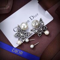 Dior Women Tribales Earrings Antique Silver-Finish Metal (1)