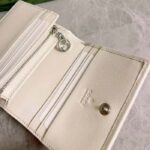 Gucci GG Unisex Blondie Card Case Wallet White Leather Round Interlocking G Style ‎760317 AACP7 9022 – Image 6