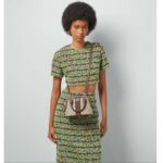 Gucci GG Women Ophidia GG Mini Top Handle Bag Beige Ebony GG Supreme Canvas Double G – Bild 13