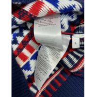 Gucci Men Knit Wool Sweater Gucci Embroidery Crewneck Dropped Shoulder Rib Style ‎763391 XKDOX 4216 (4)