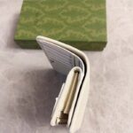 Gucci Unisex GG Gucci Blondie Wallet White Leather Round Interlocking G Taffeta Lining Style ‎760336 AACP7 9022 - Bild 9