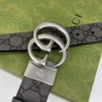Gucci Unisex GG Marmont Reversible Belt Double G Buckle 3.8 CM Width - Image 10