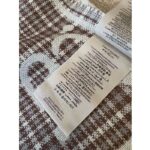 Gucci Unisex GG Wool Jacquard Scarf Ivory Beige Houndstooth Fringe Trim - immagine 13