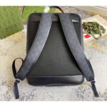 Gucci Unisex Ophidia GG Medium Backpack Navy Blue Black GG Supreme Canvas Double G – Image 4