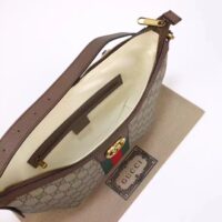 Gucci Unisex Ophidia GG Small Crossbody Bag Beige Ebony Soft GG Supreme Canvas Double G Style ‎598125 9IK3T 8745 (11)