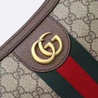 Gucci Unisex Ophidia GG Small Crossbody Bag Beige Ebony Soft GG Supreme Canvas Double G Style ‎598125 9IK3T 8745 (11)