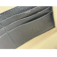 Gucci Unisex Pouch GG Detail Beige Ebony GG Supreme Canvas Blue Leather Style ‎768255 FACQC 9751 (4)