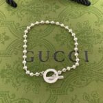 Gucci Unisex Silver Boule Chain Bracelet - immagine 2