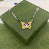 Gucci Women Butterfly Pendant Necklace (1)