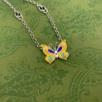 Gucci Women Butterfly Pendant Necklace - Image 4