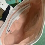 Gucci Women GG Aphrodite Large Shoulder Bag White Soft Leather Moiré Lining – Image 10