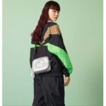 Gucci Women GG Blondie Small Shoulder Bag Metallic Silver Leather Zipper Closure - Image 11