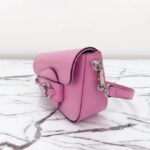 Gucci Women GG Gucci Horsebit 1955 Mini Shoulder Bag Pink Leather Flap Closure - immagine 8