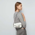 Gucci Women GG Gucci Horsebit 1955 Mini Shoulder Bag White Leather Flap Closure - Image 12