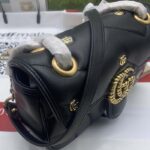 Gucci Women GG Marmont Mini Bag Black Double G Matelassé Chevron Leather - Image 4