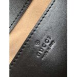 Gucci Women GG Marmont Mini Shoulder Bag Double G Black Matelassé Chevron Leather – Image 10