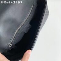 Gucci Women GG Marmont Small Shoulder Bag Black Matelassé Chevron Leather Interior Zipper Pocket (1)