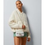 Gucci Women GG Marmont Super Mini Bag Light Blue Iridescent Matelassé Chevron Leather - Image 12