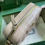 Gucci Women GG Matelassé Small Bag Rose Beige Leather Double G Zip Closure - Image 5