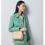 Gucci Women GG Matelassé Small Bag Rose Beige Leather Double G Zip Closure - Image 12