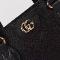 Gucci Women GG Ophidia Mini Tote Bag Black Leather Double G (2)