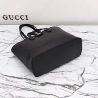 Gucci Women GG Ophidia Mini Tote Bag Black Leather Double G (2)