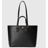 Gucci Women GG Ophidia Mini Tote Bag Black Leather Double G (2)