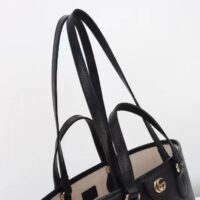 Gucci Women GG Ophidia Mini Tote Bag Black Leather Double G (2)