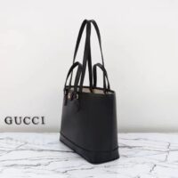 Gucci Women GG Ophidia Mini Tote Bag Black Leather Double G (2)