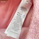 Gucci Women GG Silk Tweed Layered Skirt Pink Fitted Waistband Front Split Style ‎760862 ZAPUO 5642 - Image 10