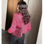 Gucci Women GG Tweed Jacket Lined Collarless Double-Breasted Two Front Pockets - immagine 13