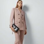 Gucci Women GG Wool Jacket Point Revers Double-Breasted Breast Pocket Rear Vent - Image 10