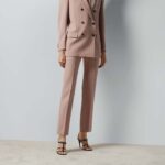 Gucci Women GG Wool Pant Gucci Horsebot Label Unlined Belt Loops Four Pleats - immagine 11