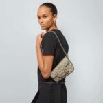 Gucci Women Gucci Horsebit 1955 Mini Shoulder Bag Beige Ebony GG Supreme Canvas - Bild 12