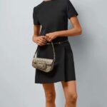 Gucci Women Gucci Horsebit 1955 Mini Shoulder Bag Beige Ebony GG Supreme Canvas - Bild 11