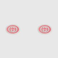 Gucci Women Interlocking G Enamel Earrings